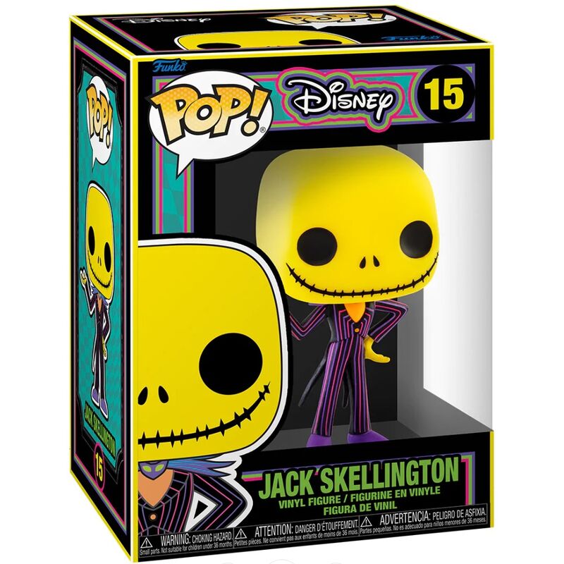 Funko pop disney pesadilla antes de navidad jack blacklight 63960