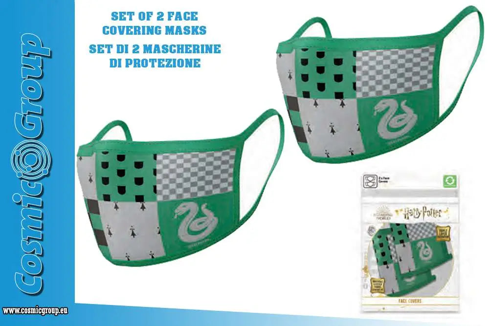 HP SLYTHERIN FACE COVER MASK SET(2) Frikytopia
