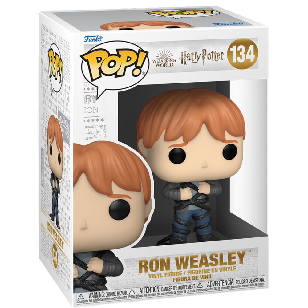 Funko pop harry potter ron weasley trampa planta piedra filosofal