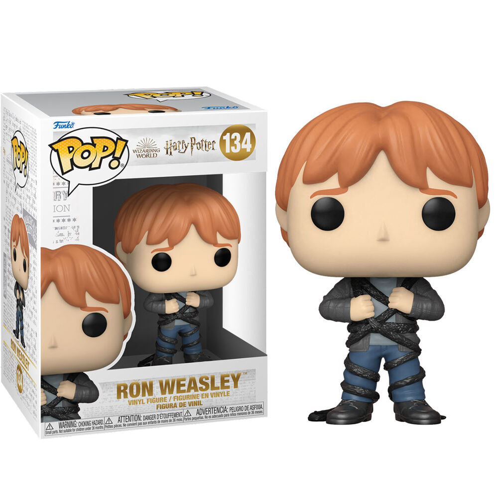 Funko pop harry potter ron weasley trampa planta piedra filosofal