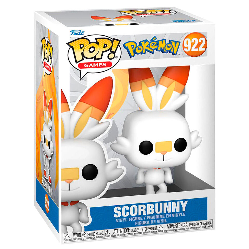 Pokemon POP! Games Vinyl Figura Scorbunny (EMEA) 9 cm