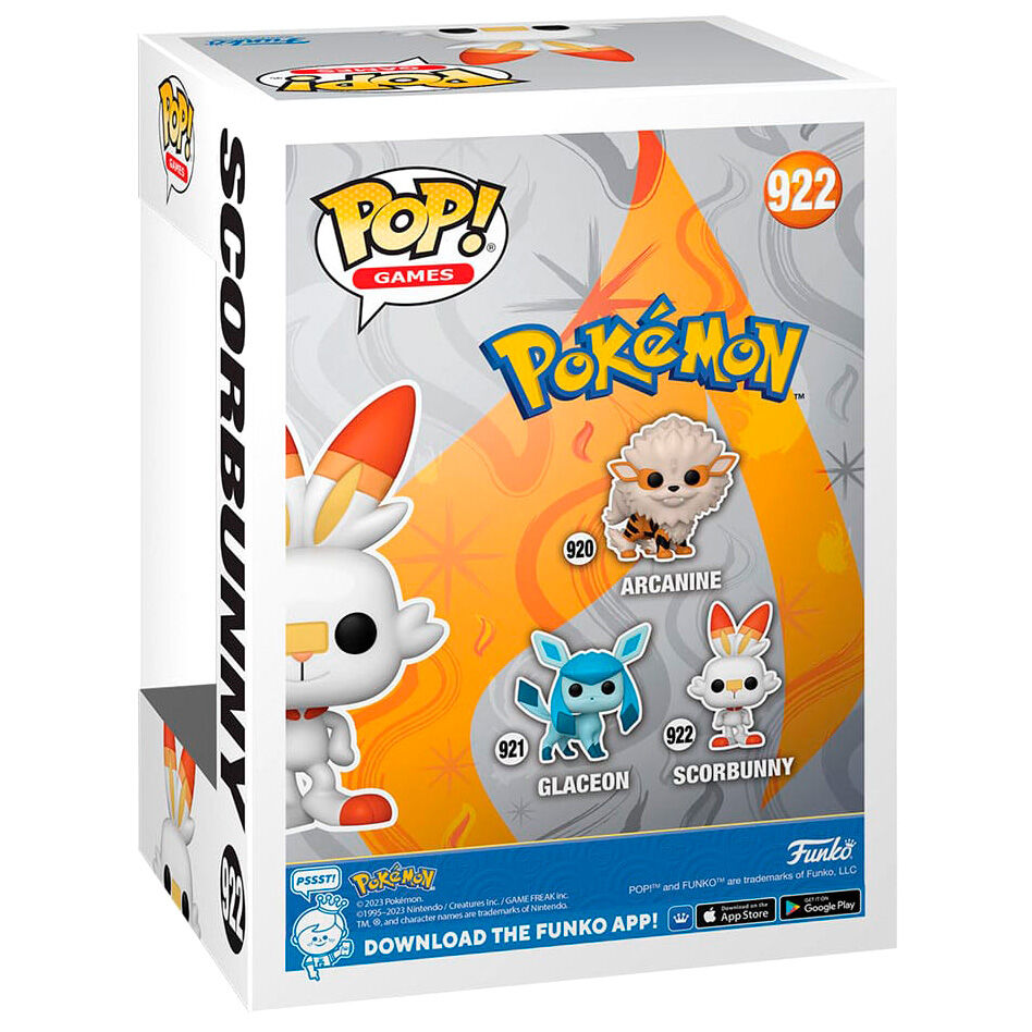 Pokemon POP! Games Vinyl Figura Scorbunny (EMEA) 9 cm