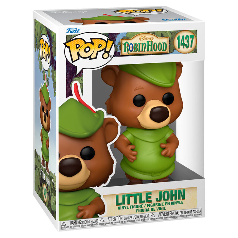 Robin Hood Figura POP! Disney Vinyl Little Jon 9 cm Frikytopia