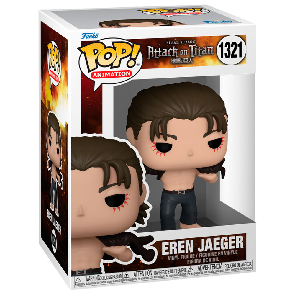 Figura POP Attack on Titan Eren Jeager Frikytopia