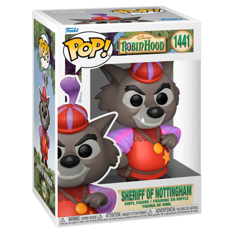 Robin Hood Figura POP! Disney Vinyl Sheriff of Nottingham 9 cm Frikytopia