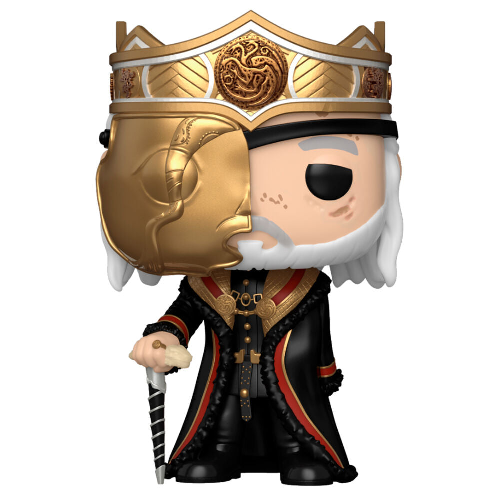 Funko pop casa del dragon viserys con mascara 76474 Frikytopia