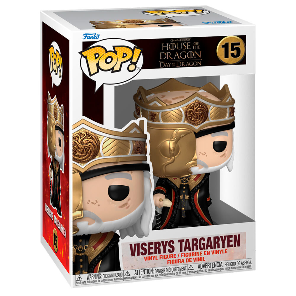 Funko pop casa del dragon viserys con mascara 76474