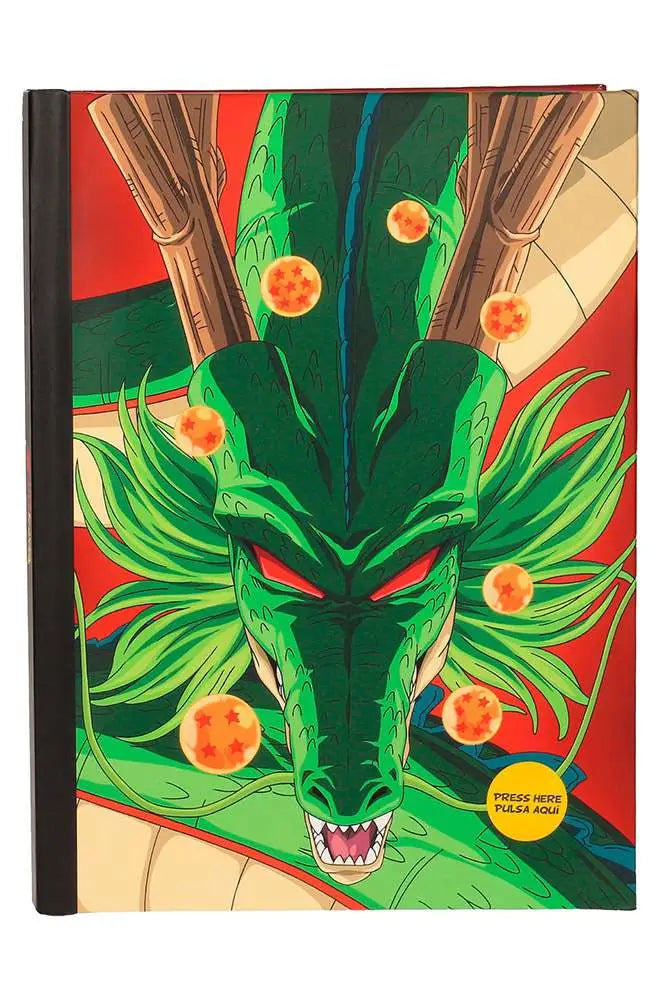 Cuaderno A5 Shenron Dragon Ball con Luces