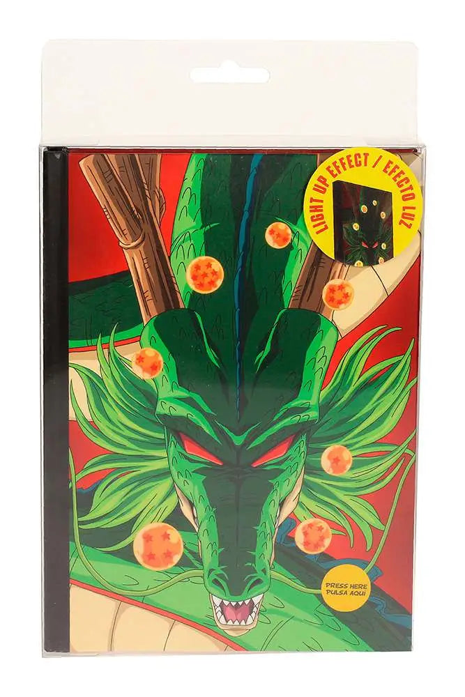 Cuaderno A5 Shenron Dragon Ball con Luces