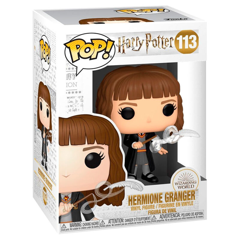 Funko pop harry potter hermione con una pluma