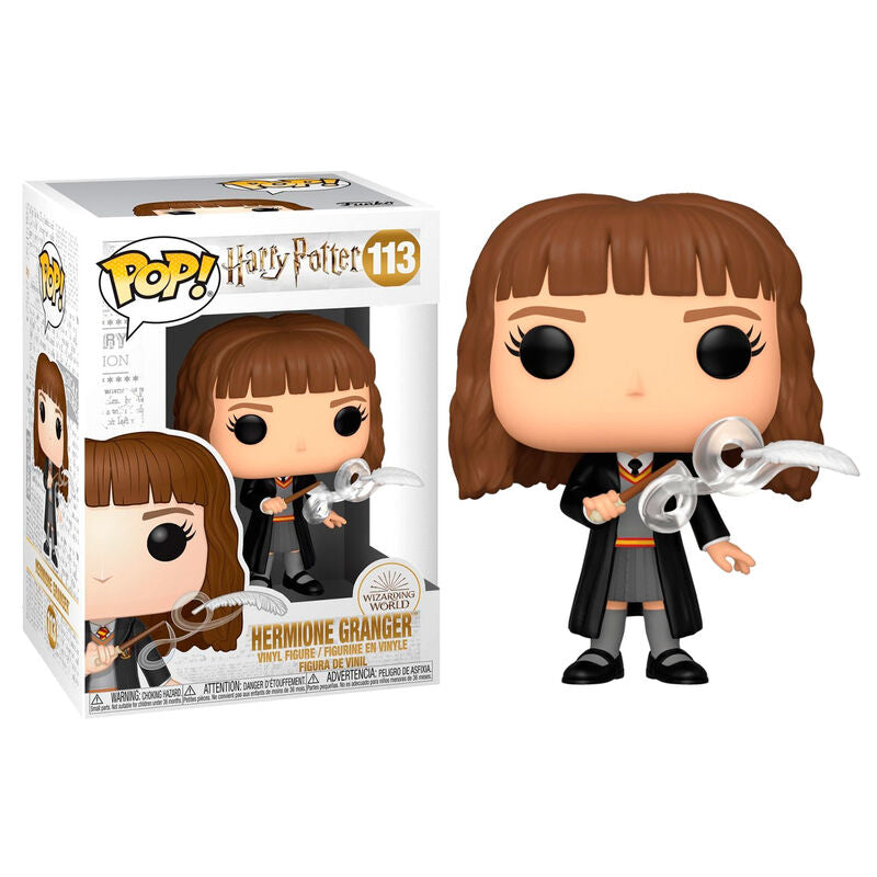 Funko pop harry potter hermione con una pluma