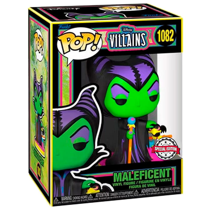 Funko pop disney villanos malefica edicion especial brillante Frikytopia