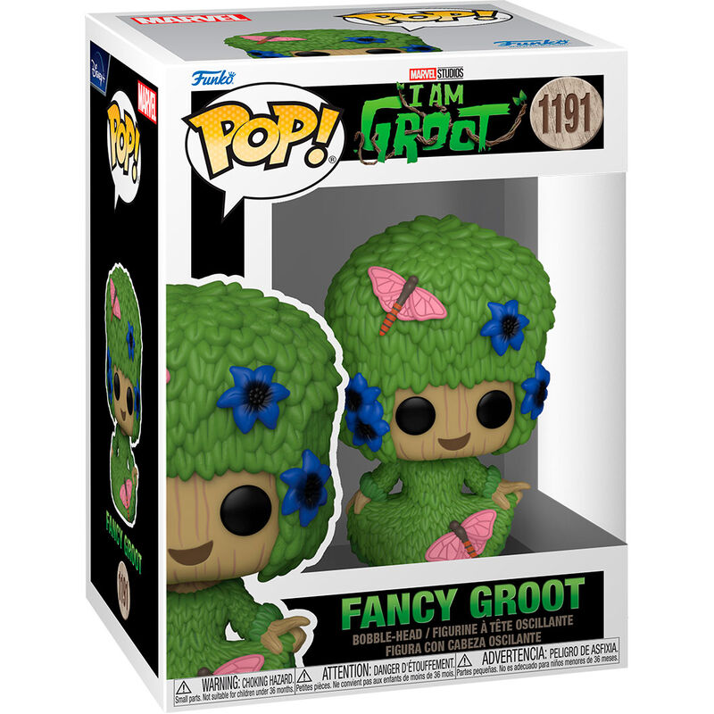 Funko pop marvel guardianes galaxia groot fancy marie hair Frikytopia