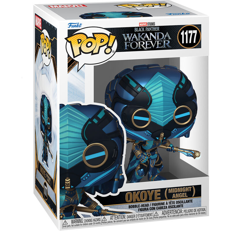 Funko pop marvel black panther wakanda forever okoye midnight angel Frikytopia