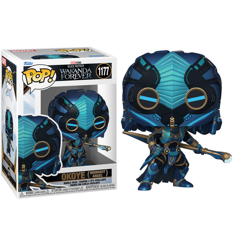 Funko pop marvel black panther wakanda forever okoye midnight angel