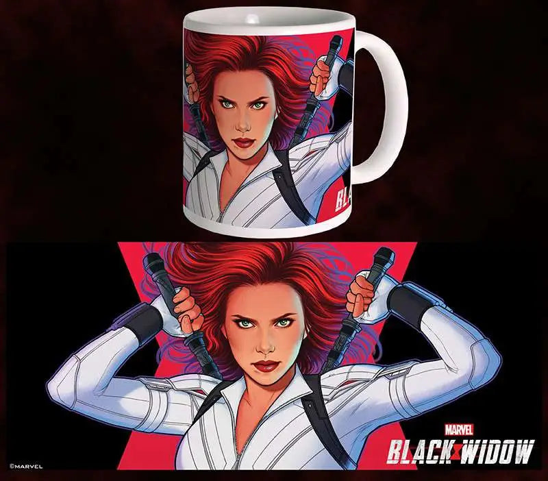 BLACK WIDOW MOVIE WHITE SUIT MUG Frikytopia