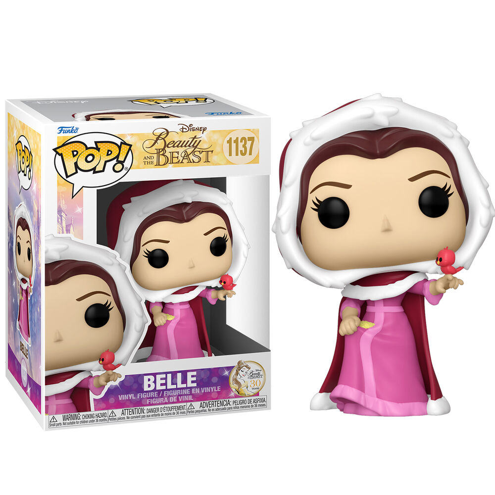Figura POP Disney La Bella y la Bestia Winter Belle Frikytopia
