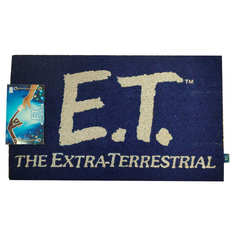 Felpudo 60x40 e.t. logo e.t. azul Frikytopia
