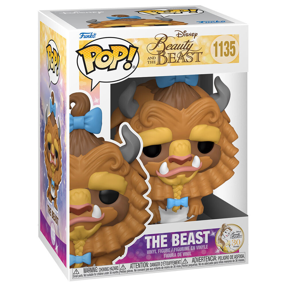 Funko pop disney la bella y la bestia bestia con rizos 57585