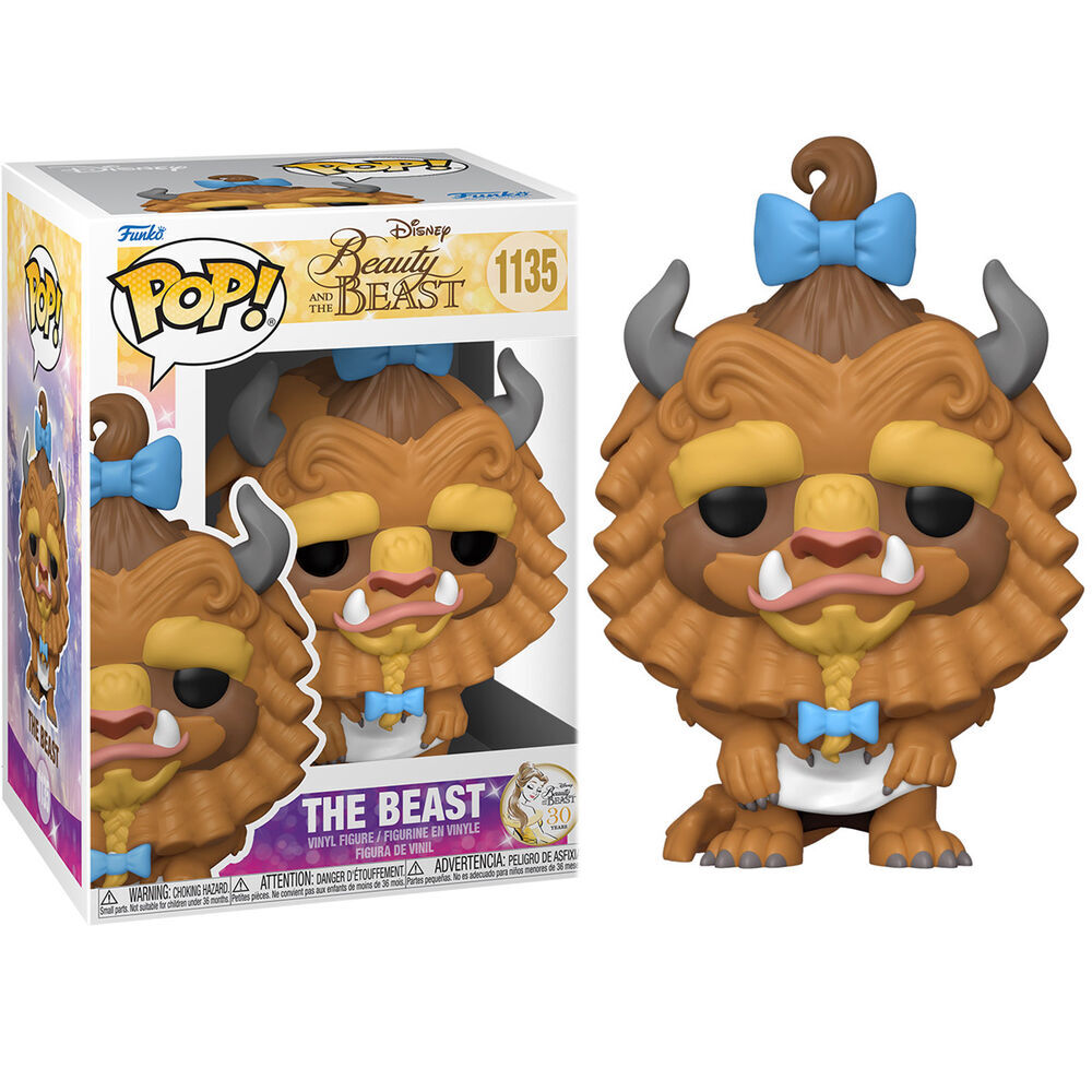 Funko pop disney la bella y la bestia bestia con rizos 57585