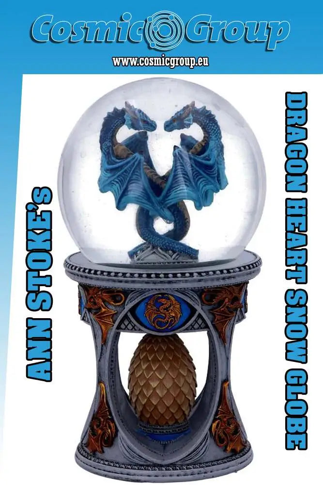 ANNE STOKE DRAGON HEART SNOW GLOBE Frikytopia