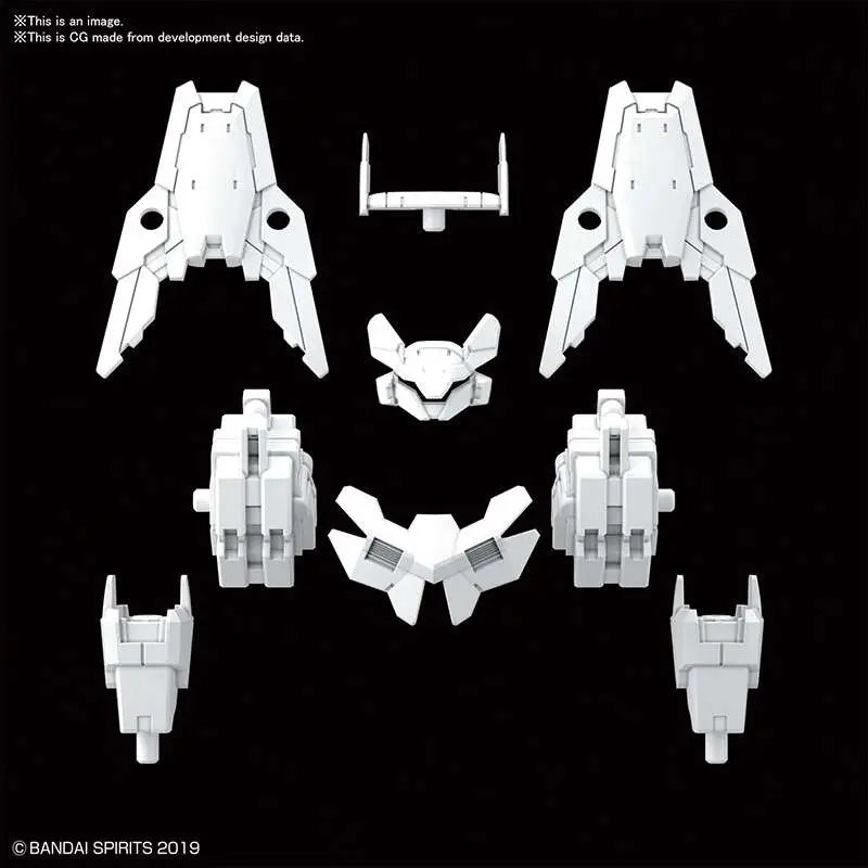 30MM OP ARM COMM CIELN EX BL WHITE 1/144 Frikytopia