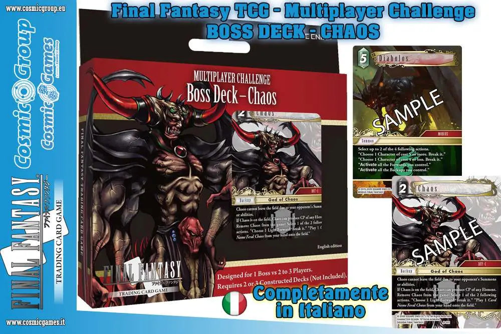 FFTCG BOSS DECK CHAOS MULTIPLAYER (6) Frikytopia