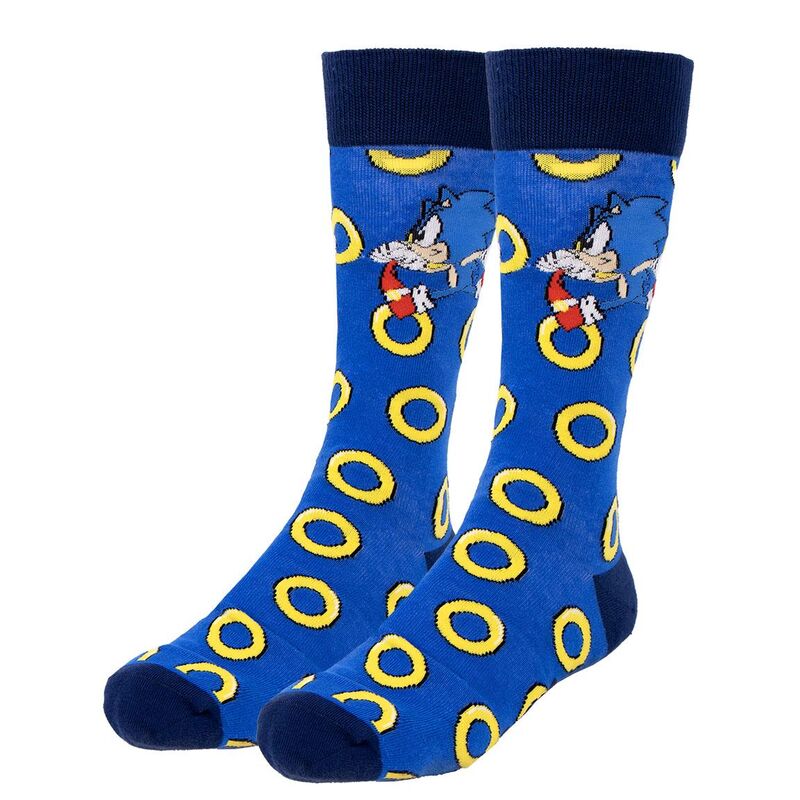 Pack calcetines 3 piezas sonic talla 40 46