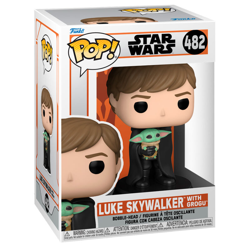 Funko Pop Star Wars The Mandalorian Luke Skywalker con Grogu