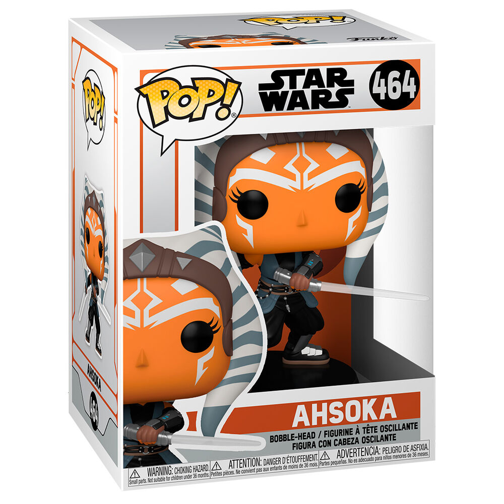 Funko Pop Star Wars The Mandalorian Ahsoka Tano con Sables 468