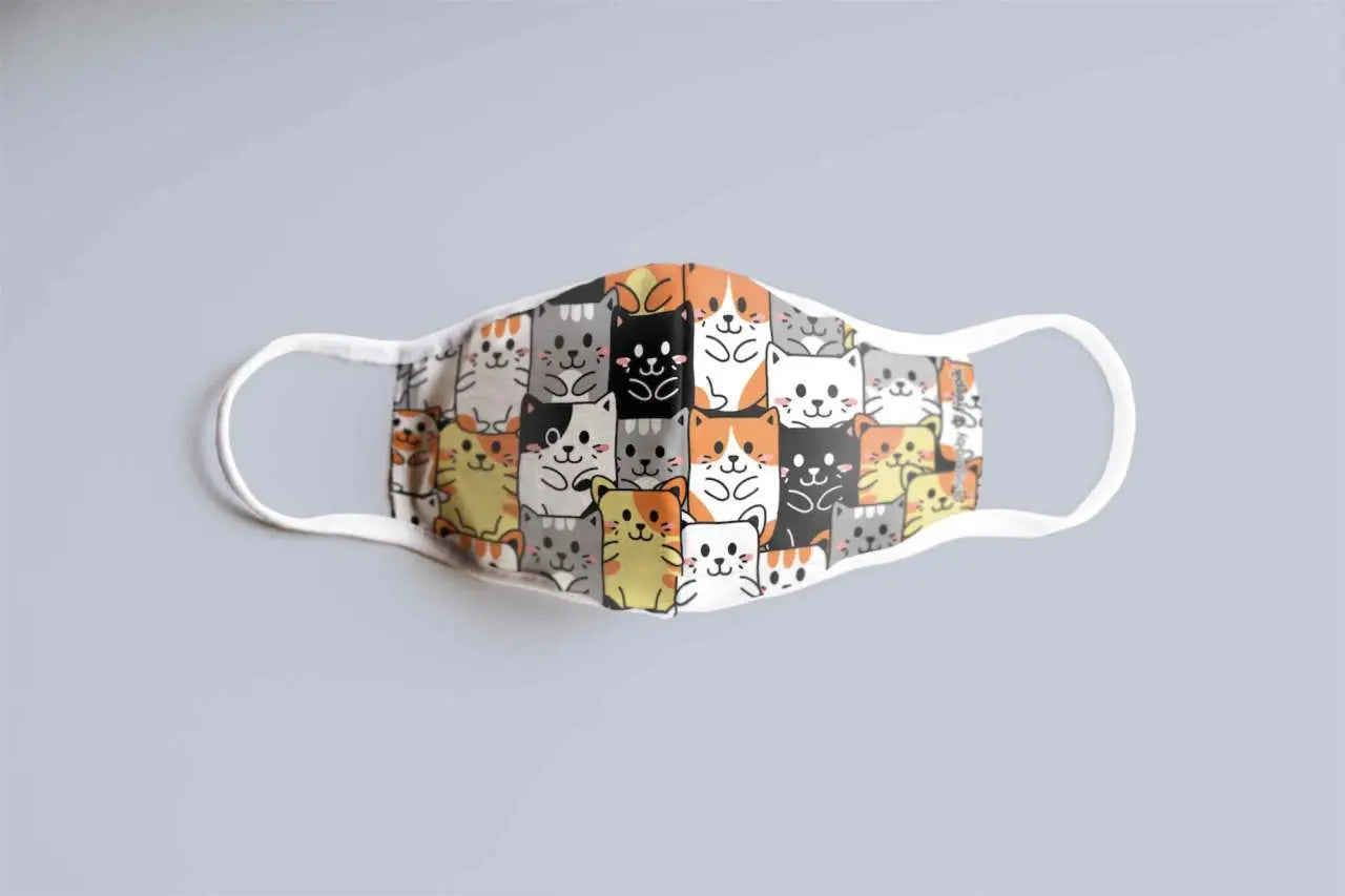 CATS KIDS FACE MASK Frikytopia