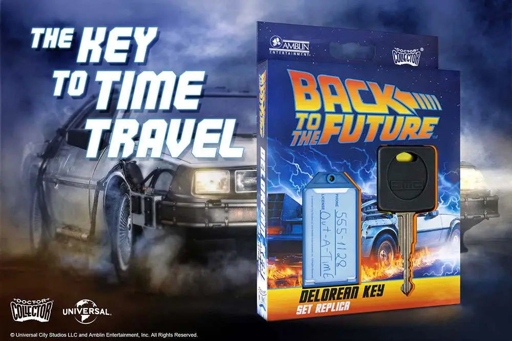 BTTF DELOREAN KEY SET Réplica
