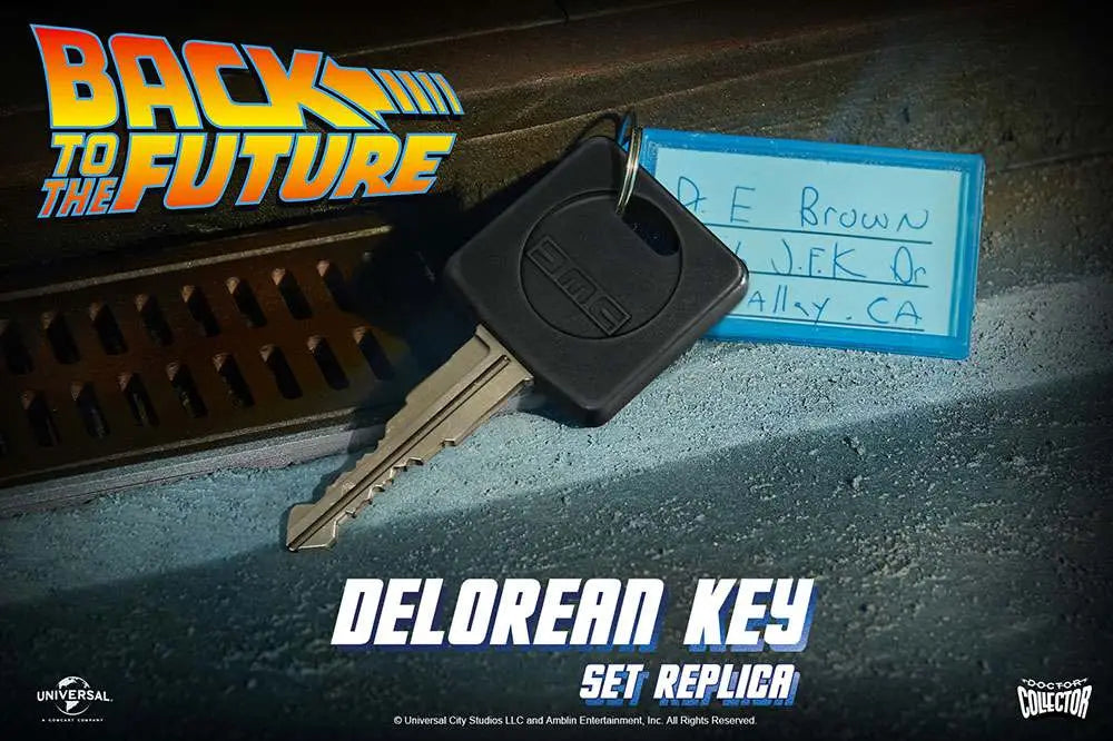 BTTF DELOREAN KEY SET Réplica