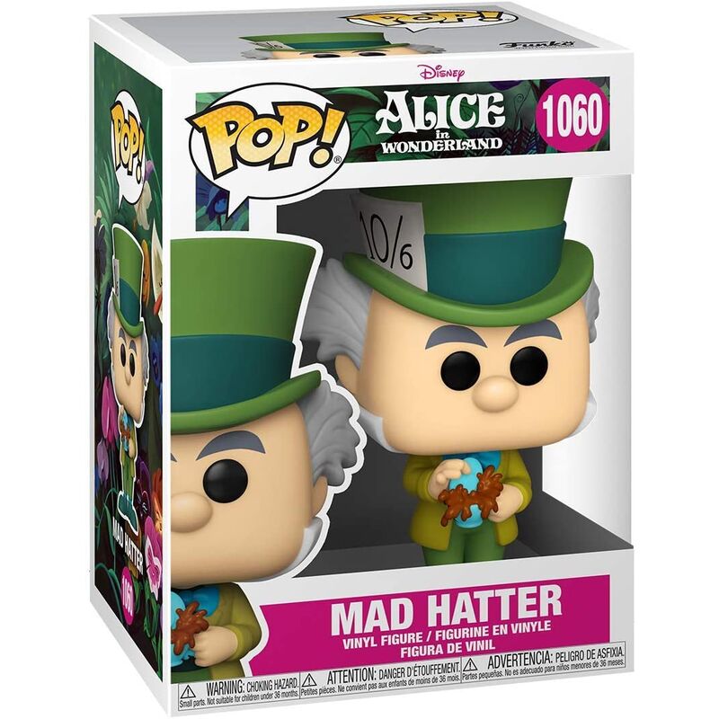 Funko pop disney alicia en el pais de las maravillas 70th sombrero