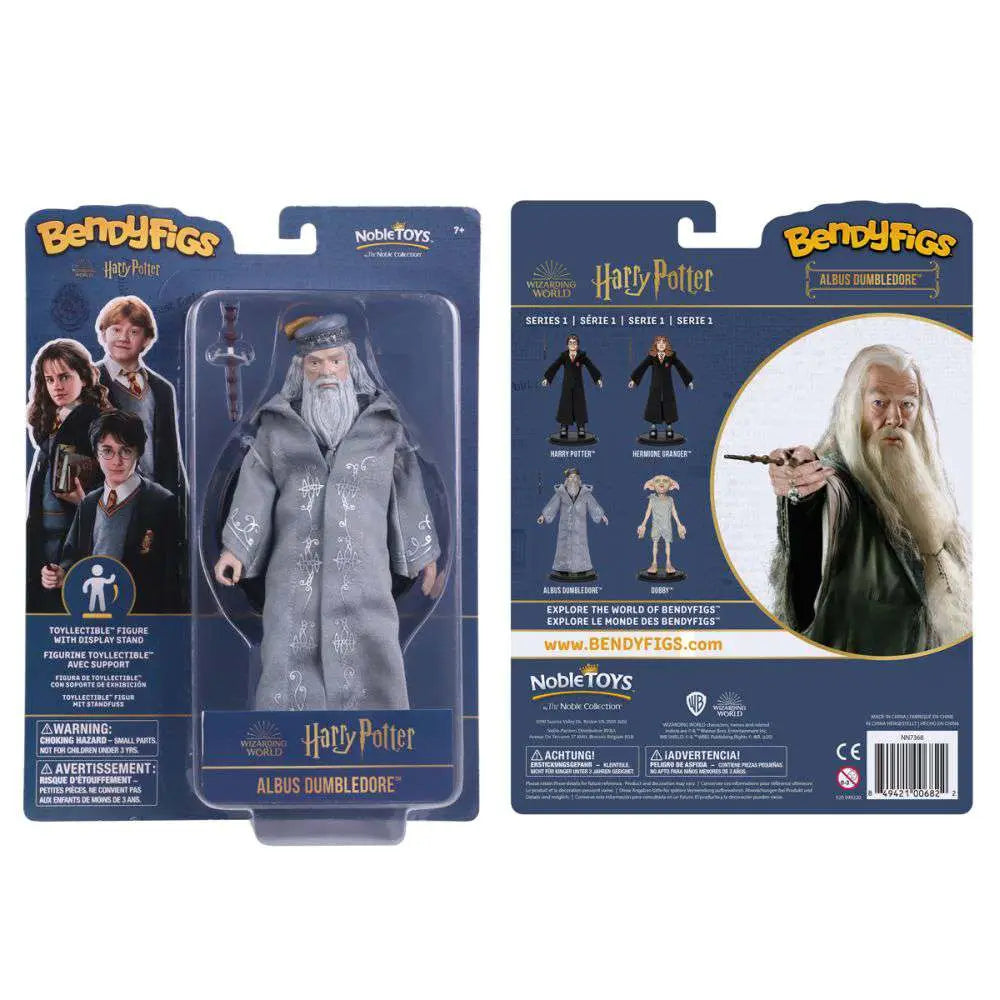 Figura Maleable Bendyfigs Dumbledore con Varita Harry Potter