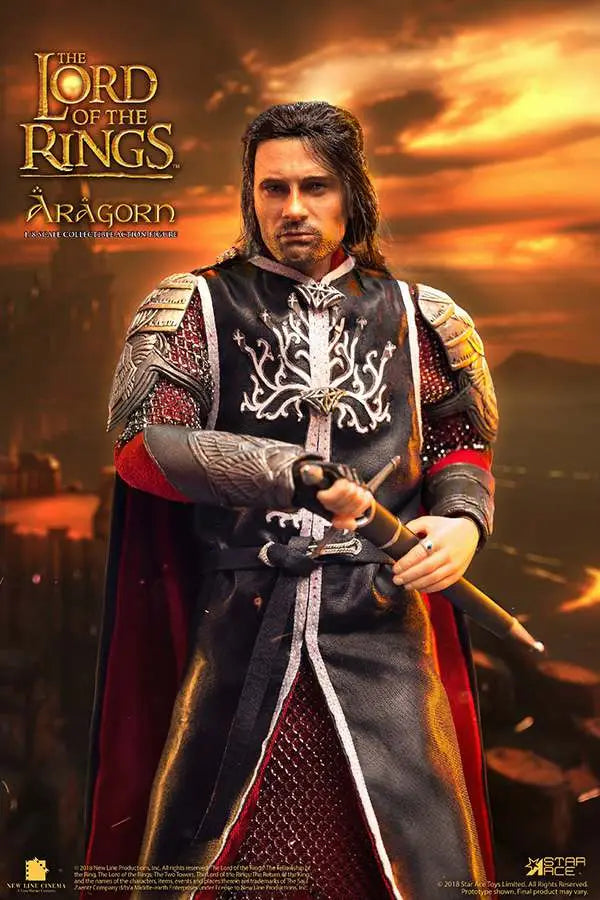 Figura Real Master Aragorn El Señor de los Anillos 23cm