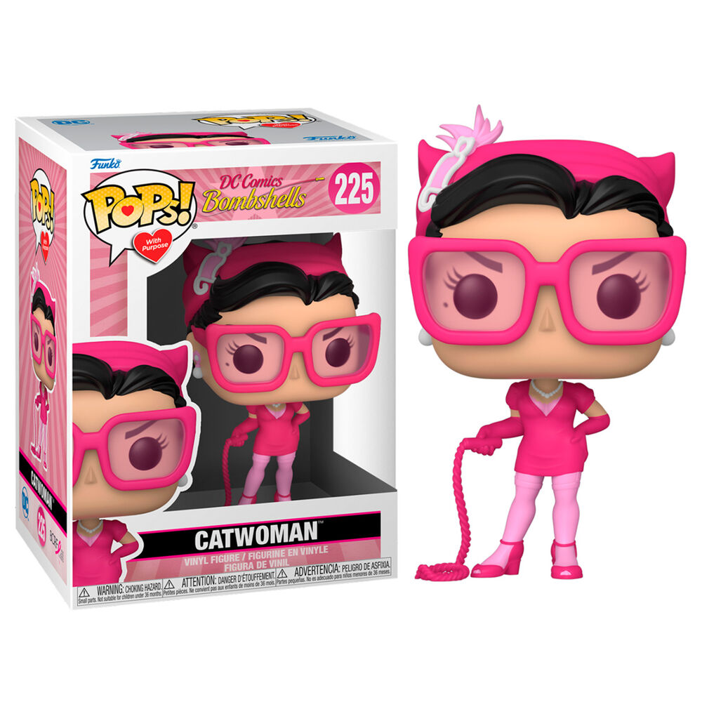 Funko pop dc comics bombshell catwoman cancer Frikytopia
