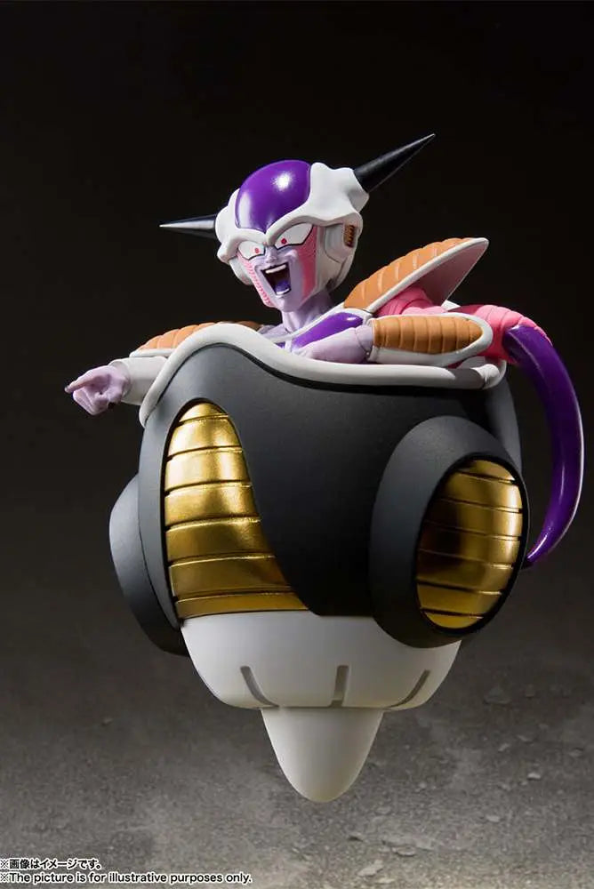 Frieza first form & frieza pod set fig. 11 cm dragon ball z sh figuarts re - run