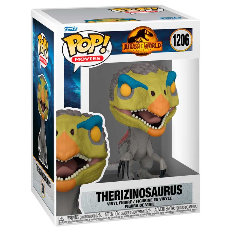 Funko pop cine jurassic park jurassic world 3 therizinosaurus