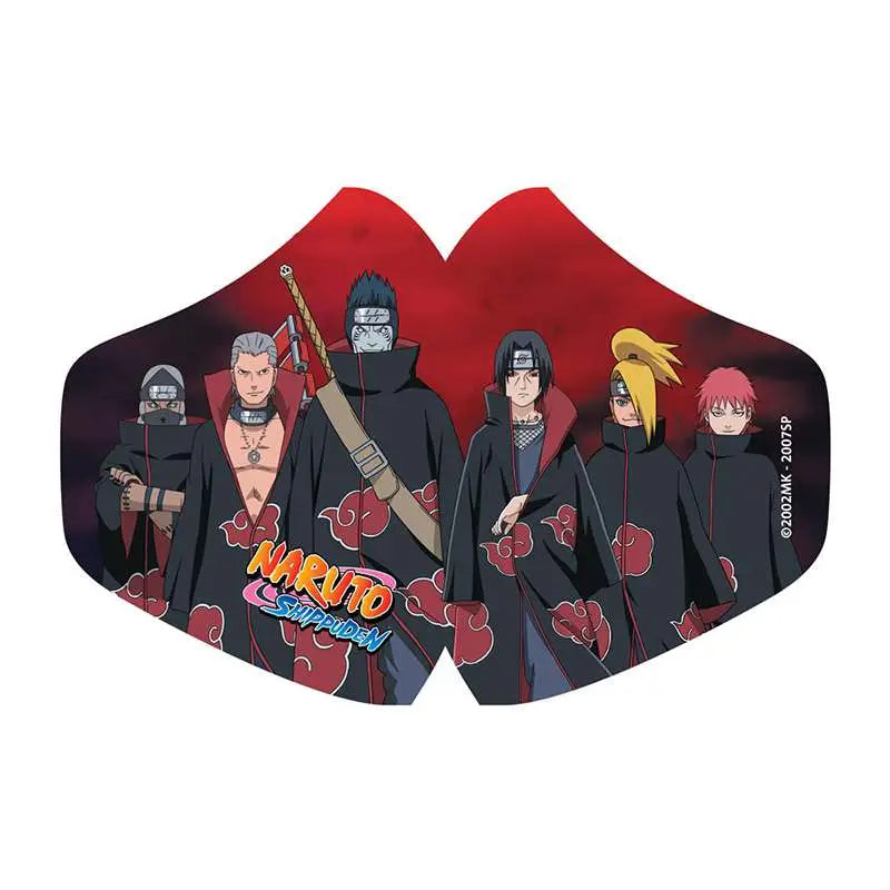 NARUTO FACE MASK AKATSUKI Frikytopia