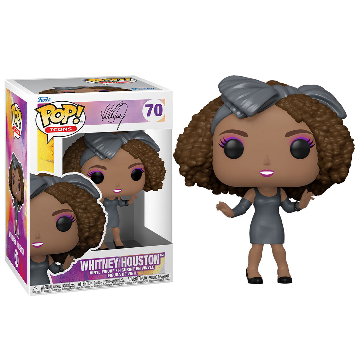 Funko pop rocks estrellas de la musica whitney houston 61354