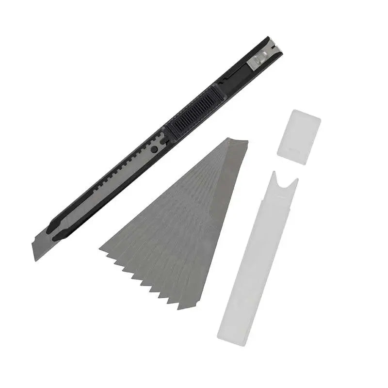 SLIM SNAP-OFF KNIFE & 10 BLADES Frikytopia