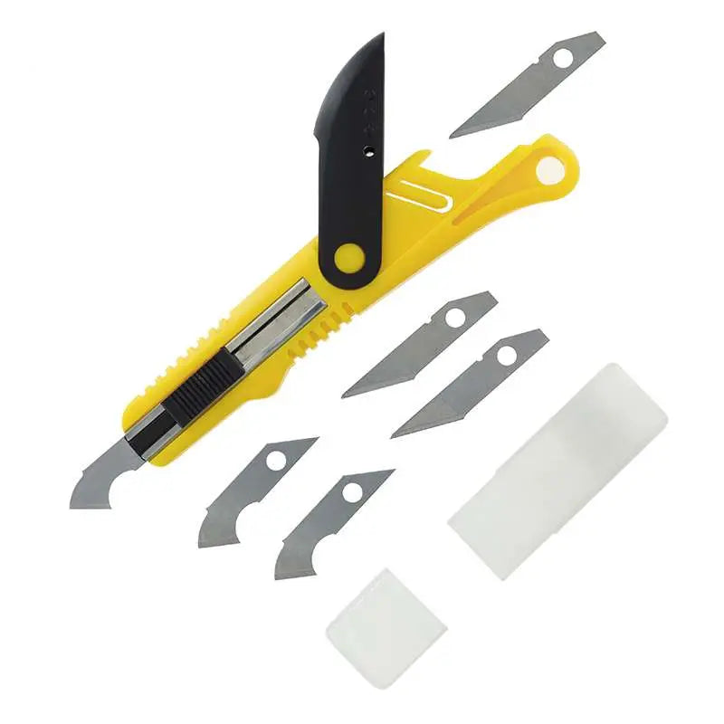 PLASTIC CUTTER SCRIBER TOOL & 5 BLADES Frikytopia