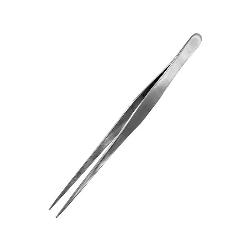 STRAIGHT TIP STAIN STEEL TWEEZERS 175mm Frikytopia