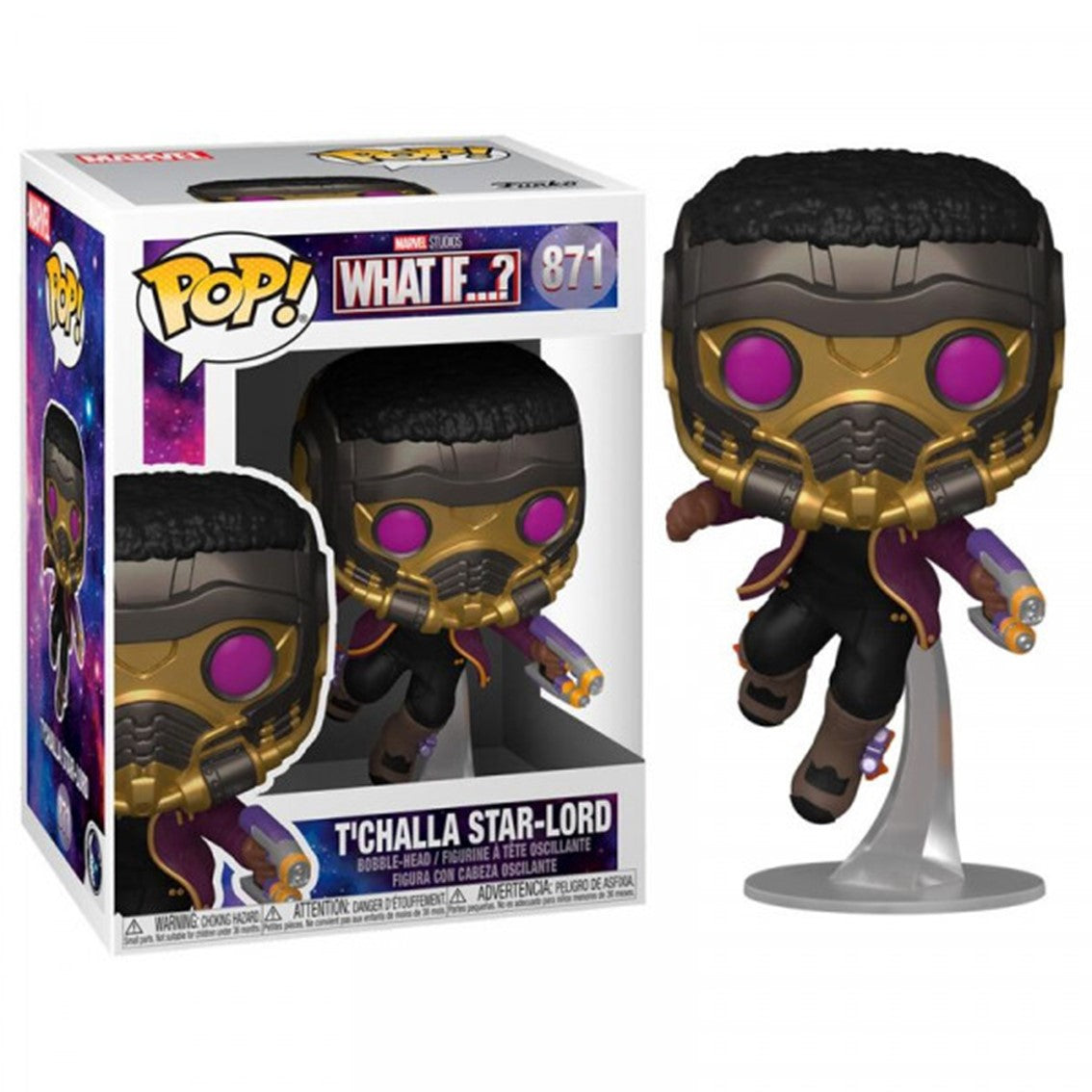 Funko pop marvel what if tchalla star lord 55812 Frikytopia