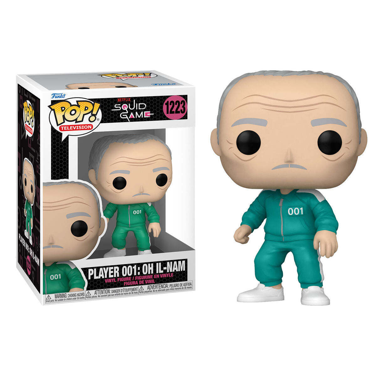 Funko pop series tv el juego del calamar jugador 001 oh il nam