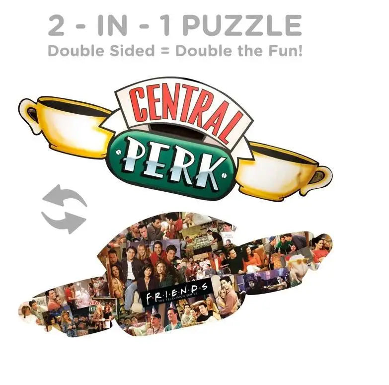 FRIENDS 2 SIDED SHAPED 600 PCS Puzle