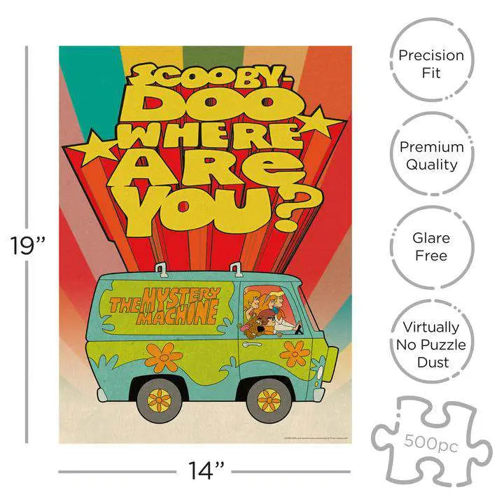 SCOOBY DOO WHERE ARE YOU? 500 PCS Puzle