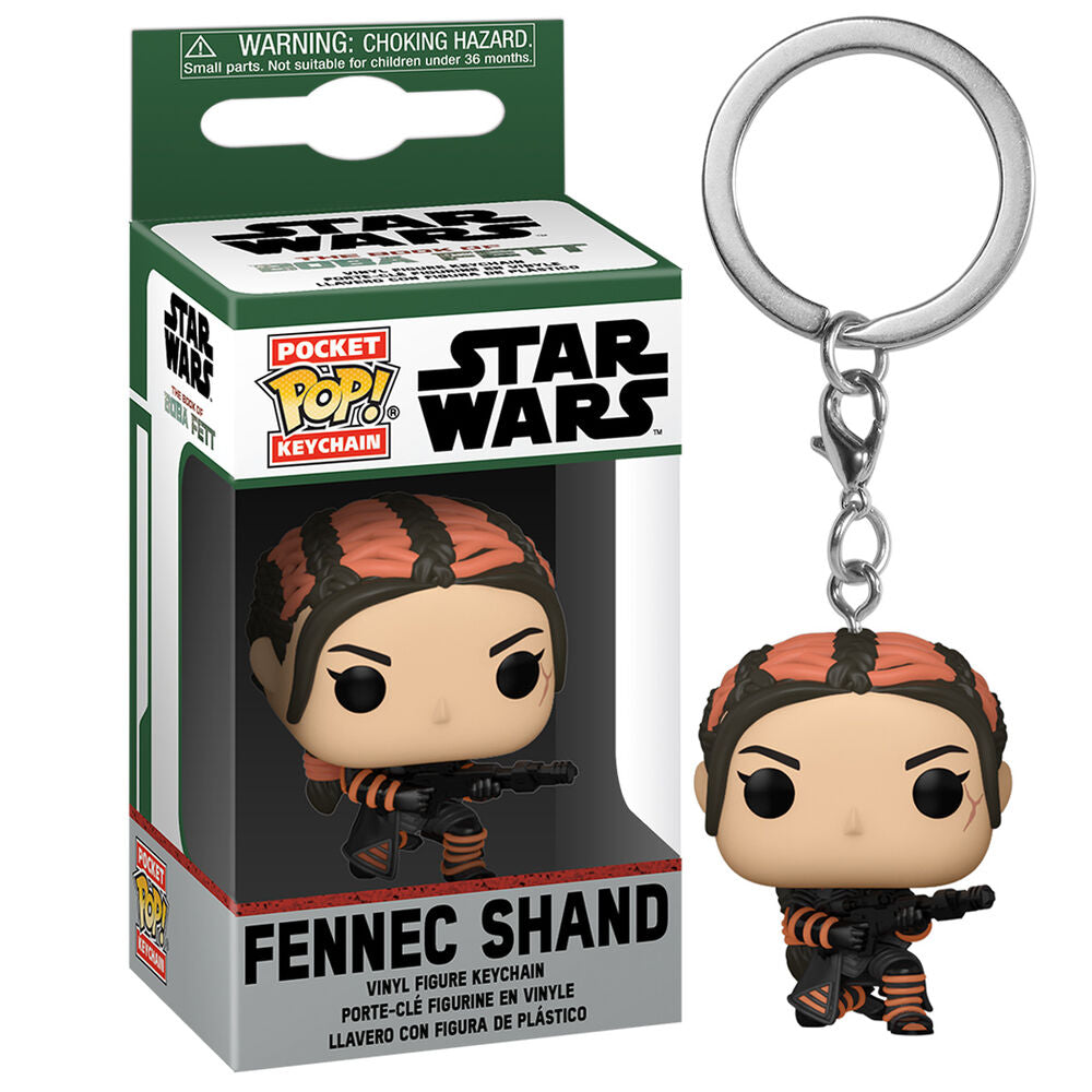 Funko pop keychain llavero star wars book of boba fett fennec Frikytopia