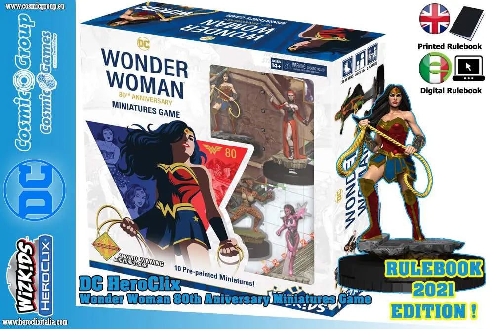 DCHC WONDER WOMAN 80th ANN. STARTER GAME Frikytopia